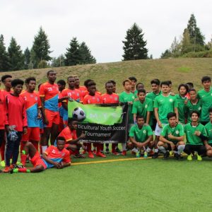 The Multicultural Soccer Tournament started as a partnership between Congolese Integration Network, Cham Refugee Community, Bhutanese Community Resource Center, & Somali Community Services of Seattle to reduce cost barriers & build community.